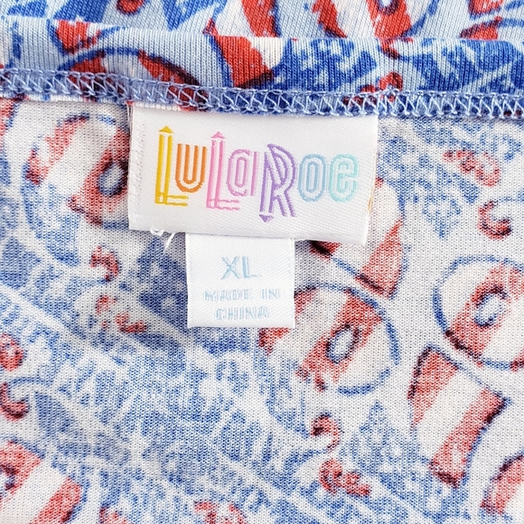 Lularoe Patriotic July 4th Julia Dress - Picture 5 of 7